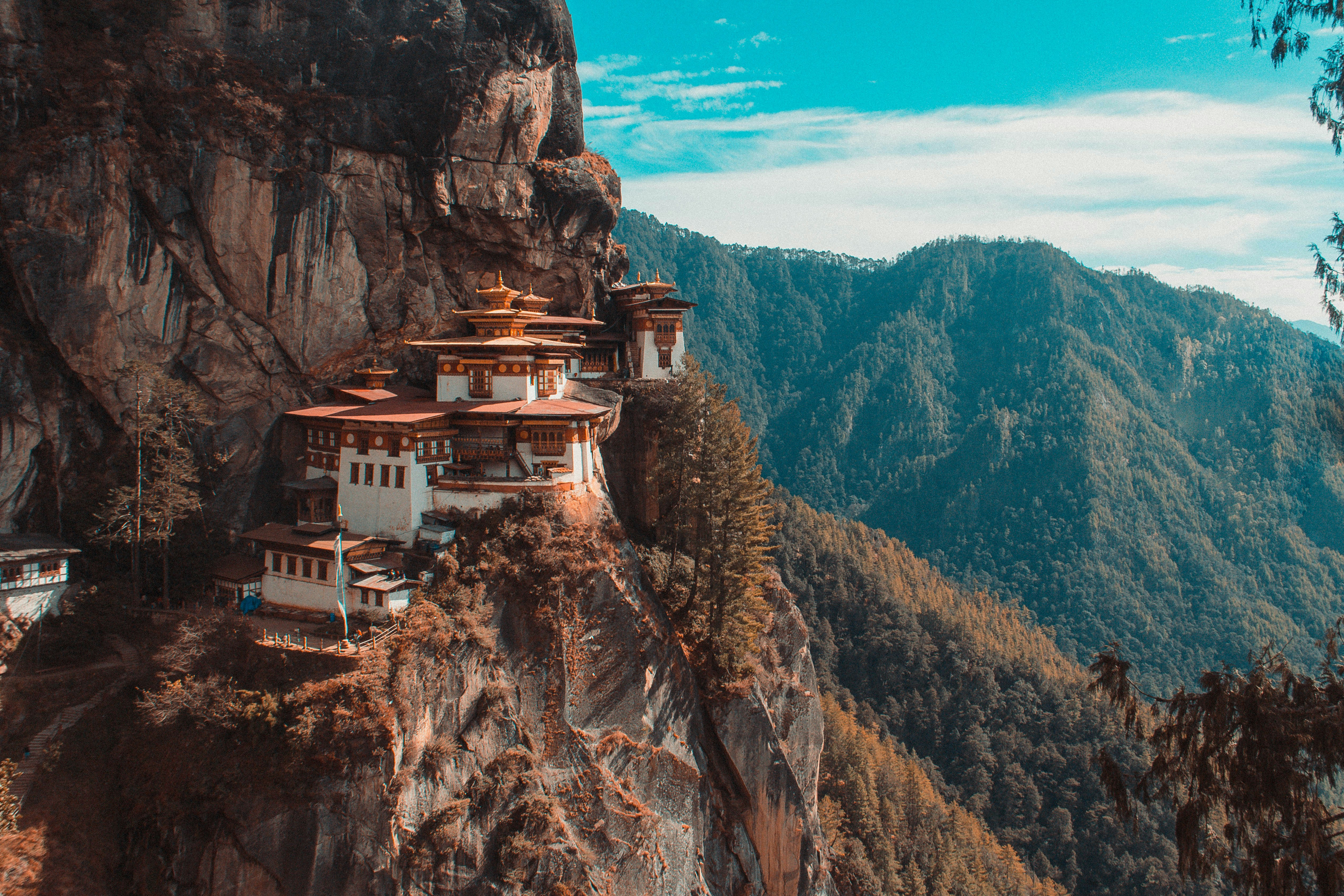 Himalayan mountain landscape — Bhutan slow travel