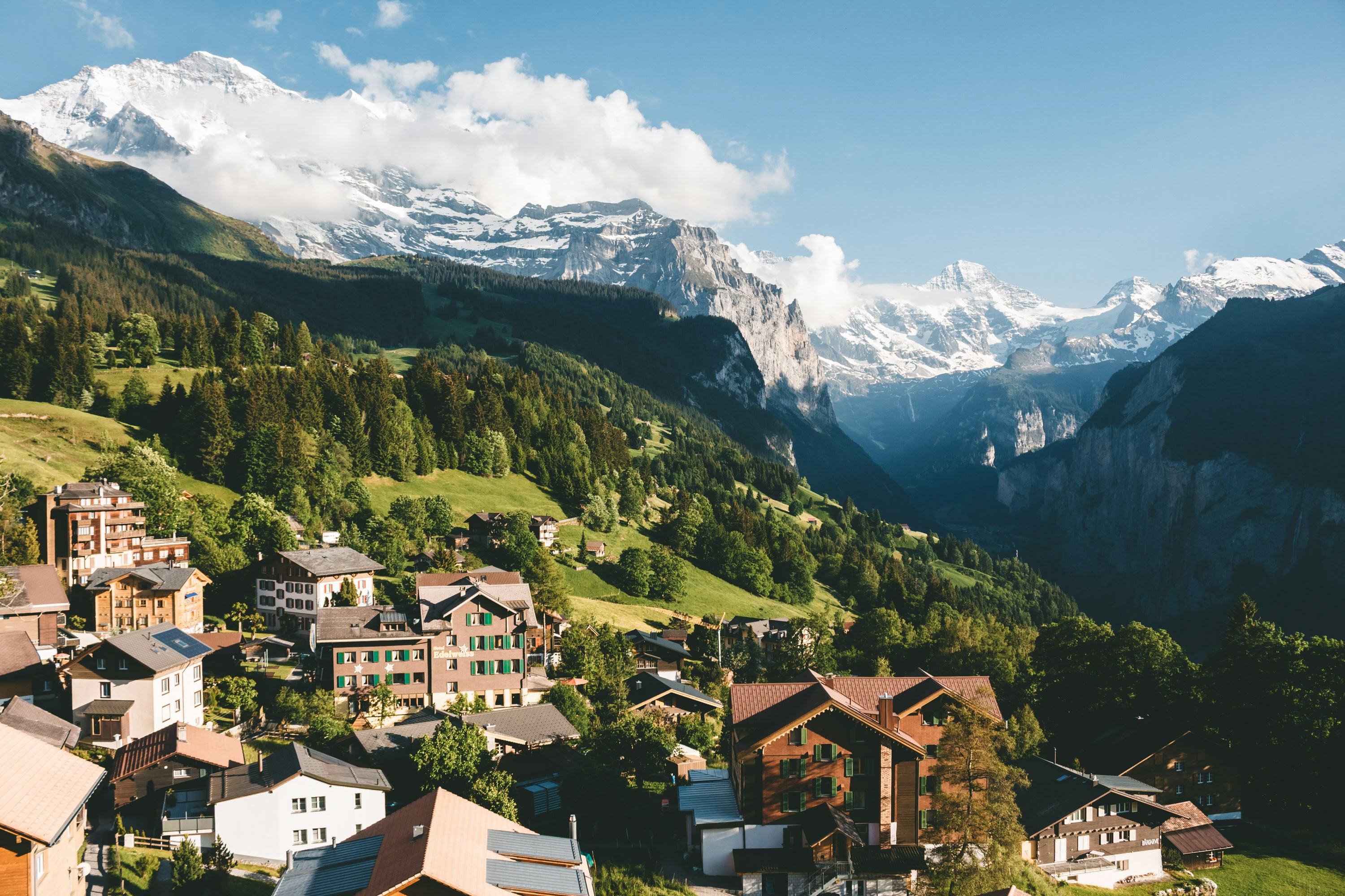 Swiss alpine lake — Switzerland journey