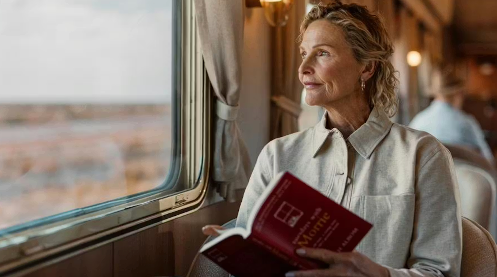 Australian outback landscape — The Ghan